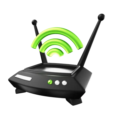 Router  3D Icon