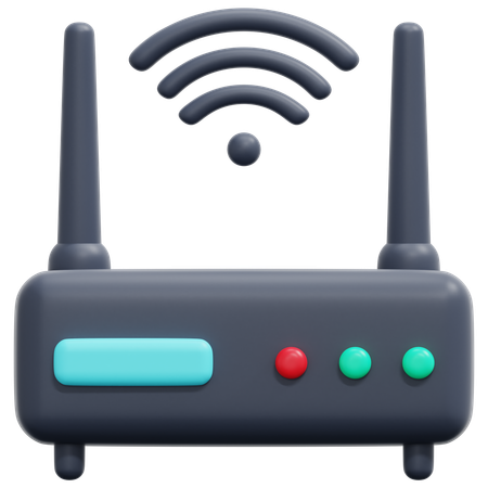 Router  3D Icon