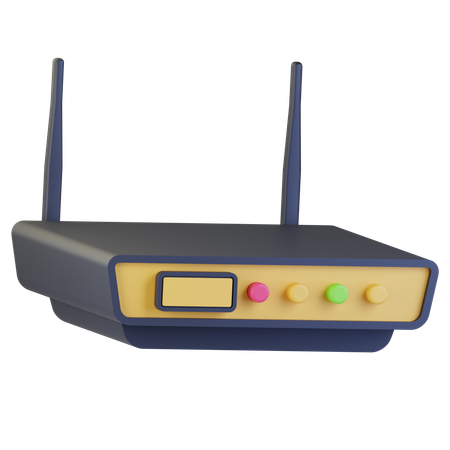 Router  3D Icon