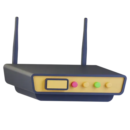 Router  3D Icon