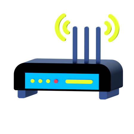 Router  3D Icon