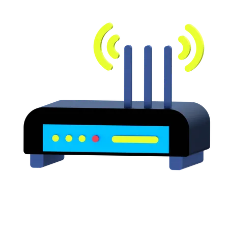 Router  3D Icon