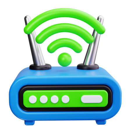 Router  3D Icon