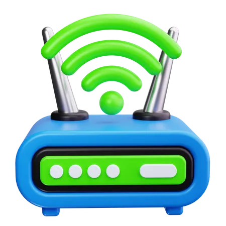 Router  3D Icon