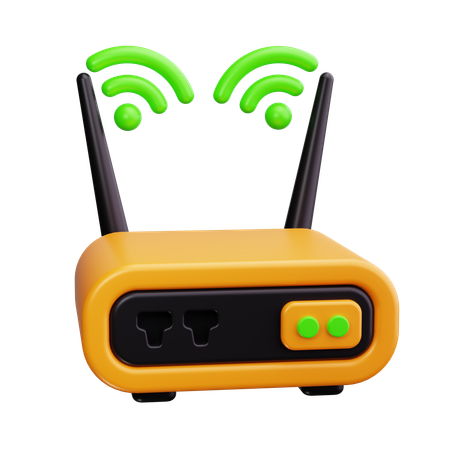 Router  3D Icon