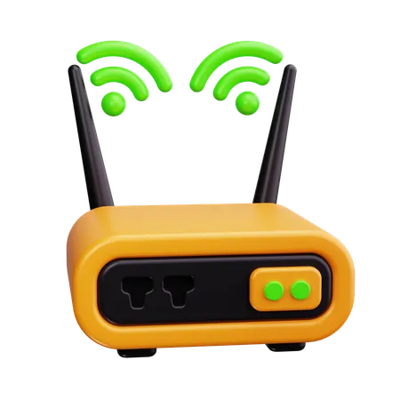 Router  3D Icon