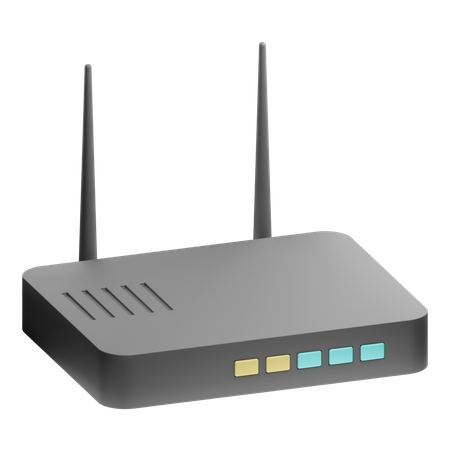 Router  3D Icon