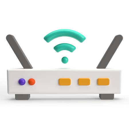 Router  3D Icon