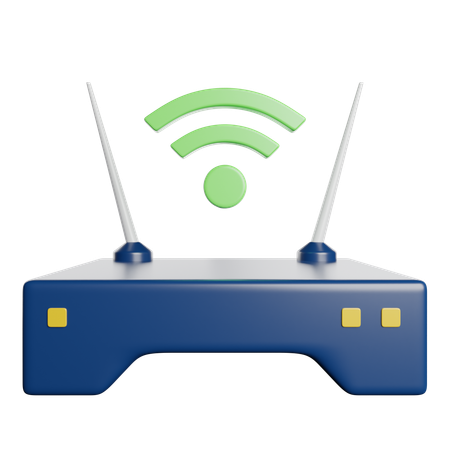 Router  3D Icon