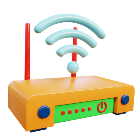 Router  3D Icon