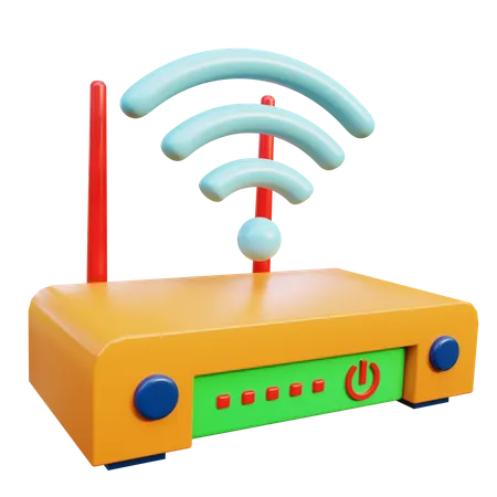 Router  3D Icon