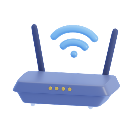 Router  3D Icon