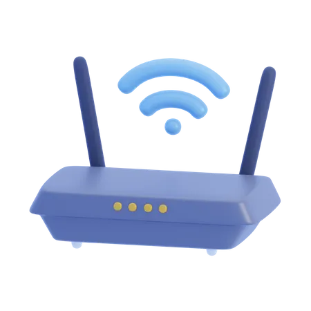 Router  3D Icon