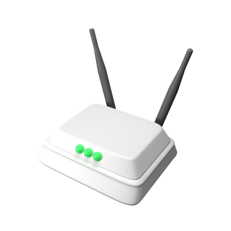 Router  3D Icon