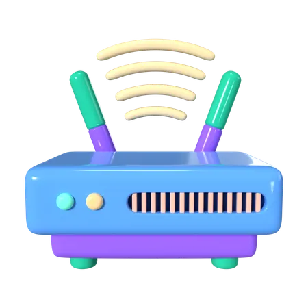 Router  3D Icon