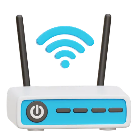 Router  3D Icon