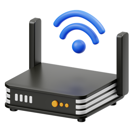 Router  3D Icon