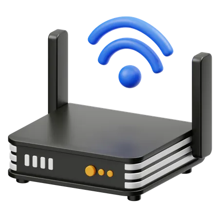 Router  3D Icon