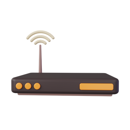 Router  3D Icon