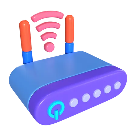 Router  3D Icon