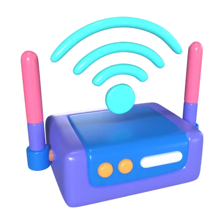 Router  3D Icon