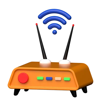 Router  3D Icon