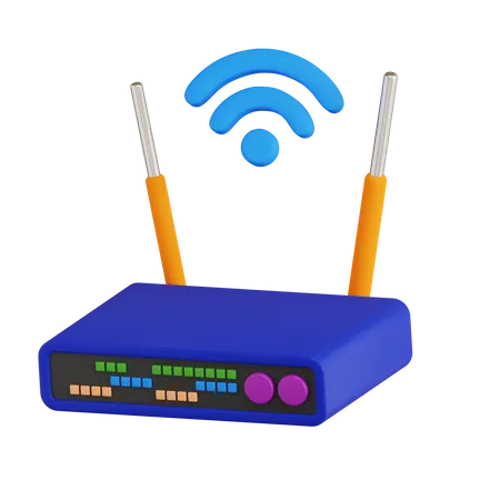 Router  3D Icon