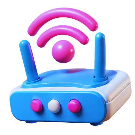 Router  3D Icon