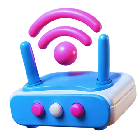 Router  3D Icon