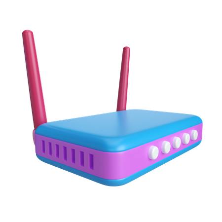 Router  3D Icon