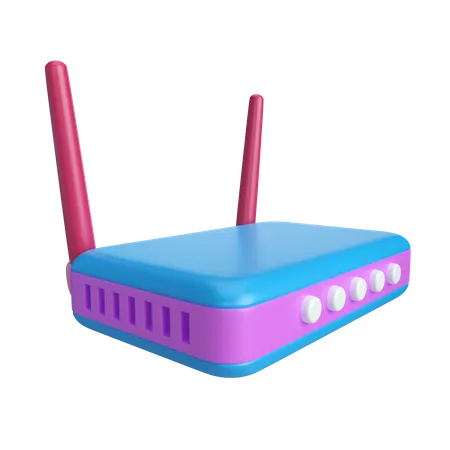 Router  3D Icon