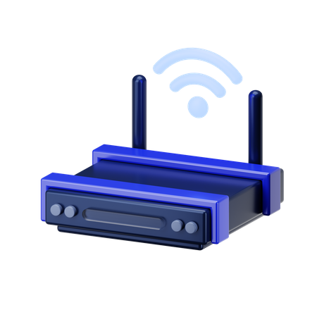 Router  3D Icon