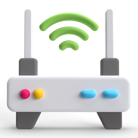 Router  3D Icon