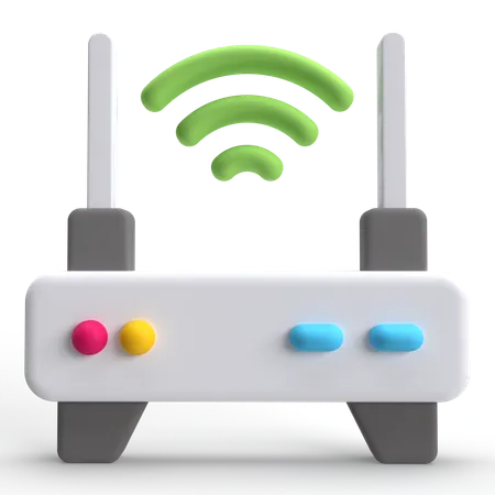 Router  3D Icon