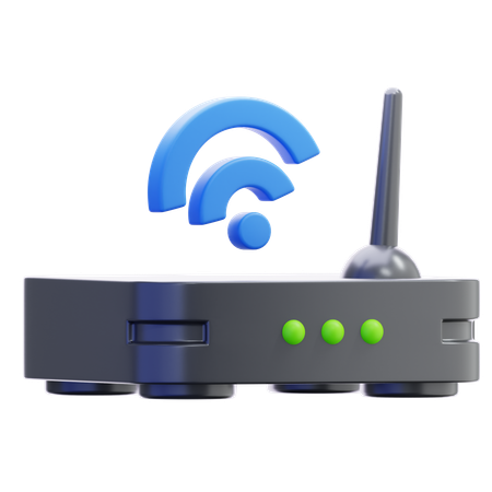 Router  3D Icon