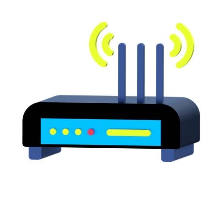 Router  3D Icon