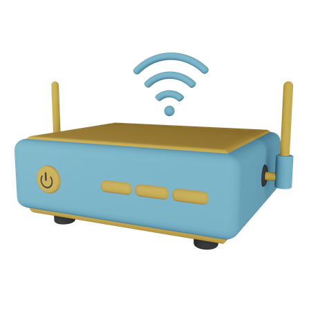 Router  3D Icon