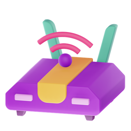 Router  3D Icon