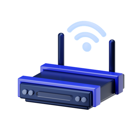 Router  3D Icon