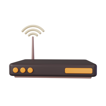 Router  3D Icon