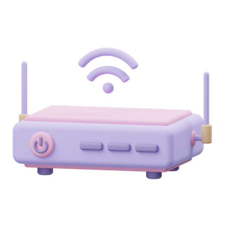 Router  3D Illustration