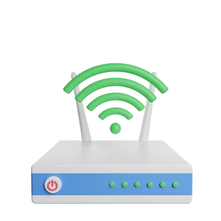 Router  3D Illustration