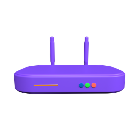 Router  3D Illustration