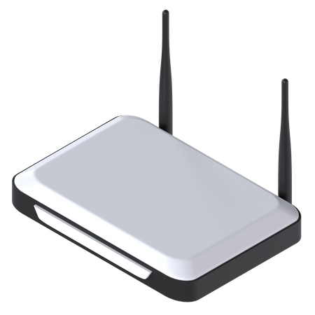 Router  3D Illustration