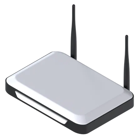 Router  3D Illustration