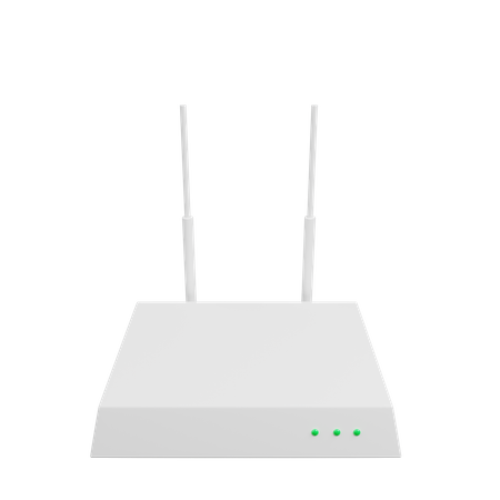 Router  3D Illustration