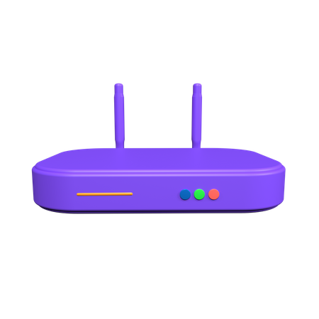 Router 3D Illustration