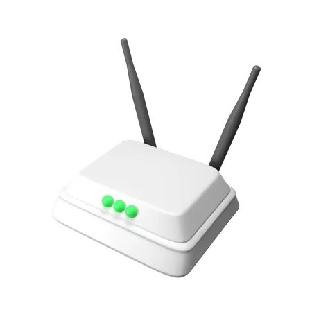Router  3D Icon