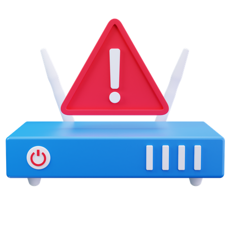 Router-Alarm  3D Icon