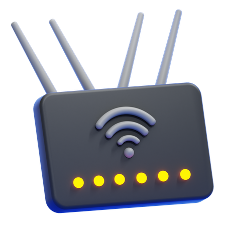 Router Device  3D Icon